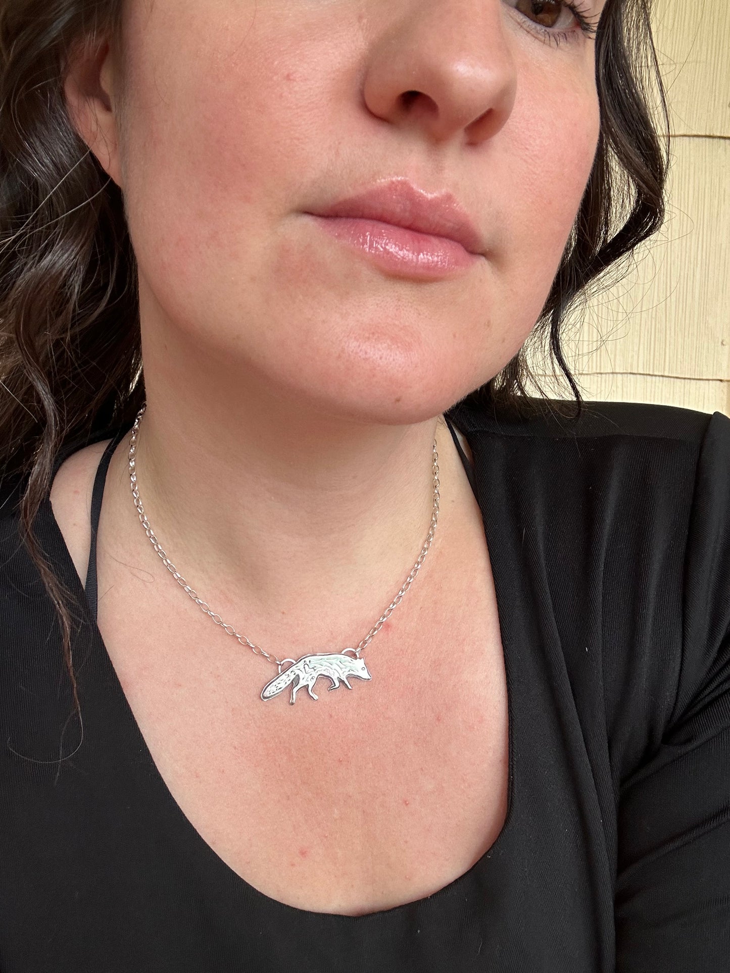 Silver Fox Necklace