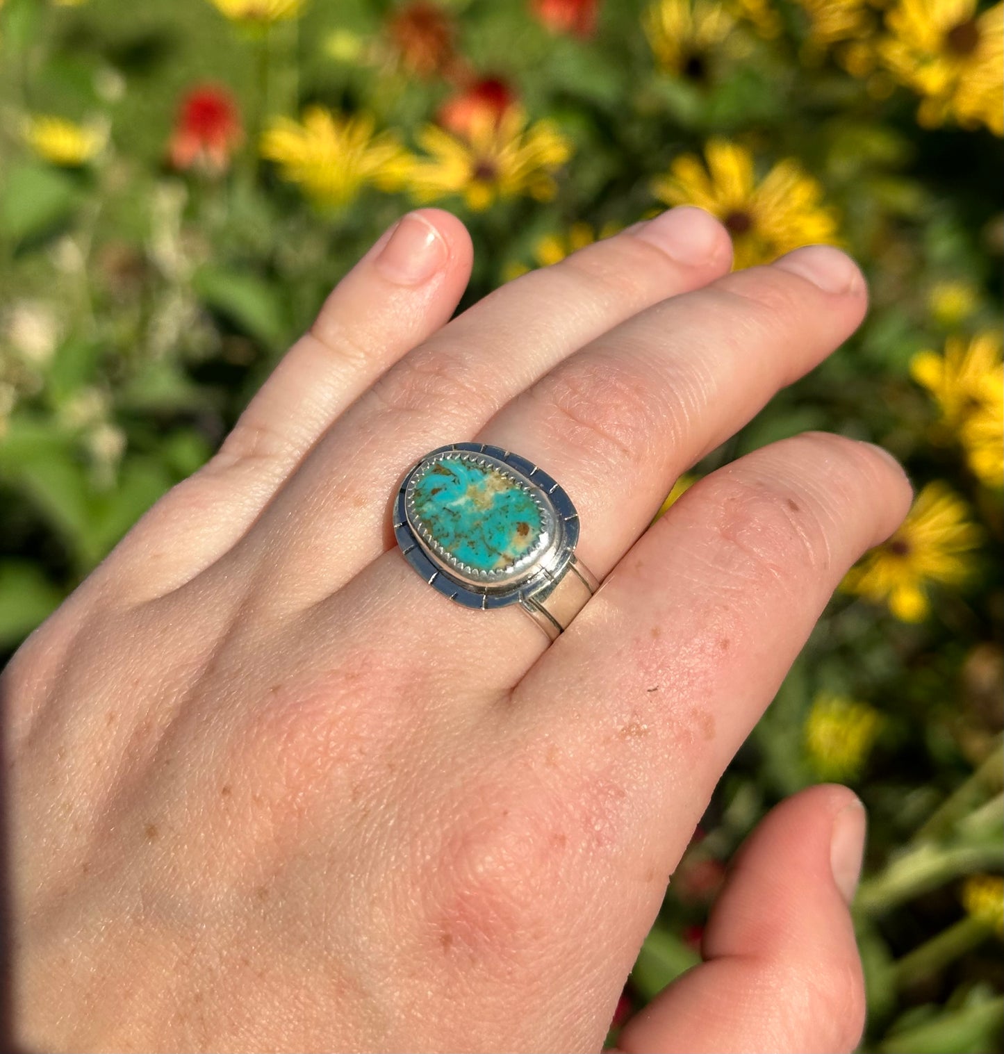 Alpine Village Turquoise Ring