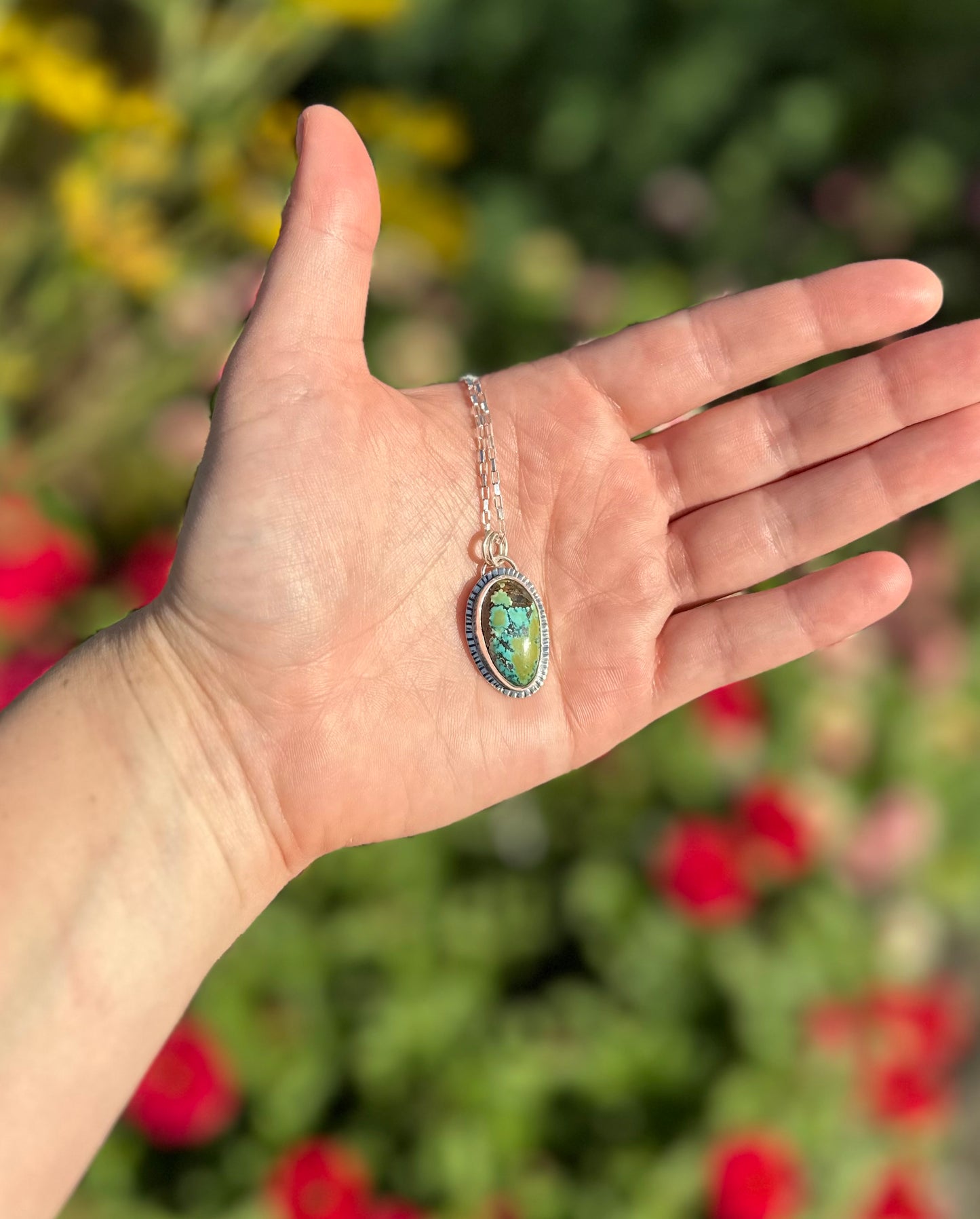 Rising Phoenix Turquoise Necklace