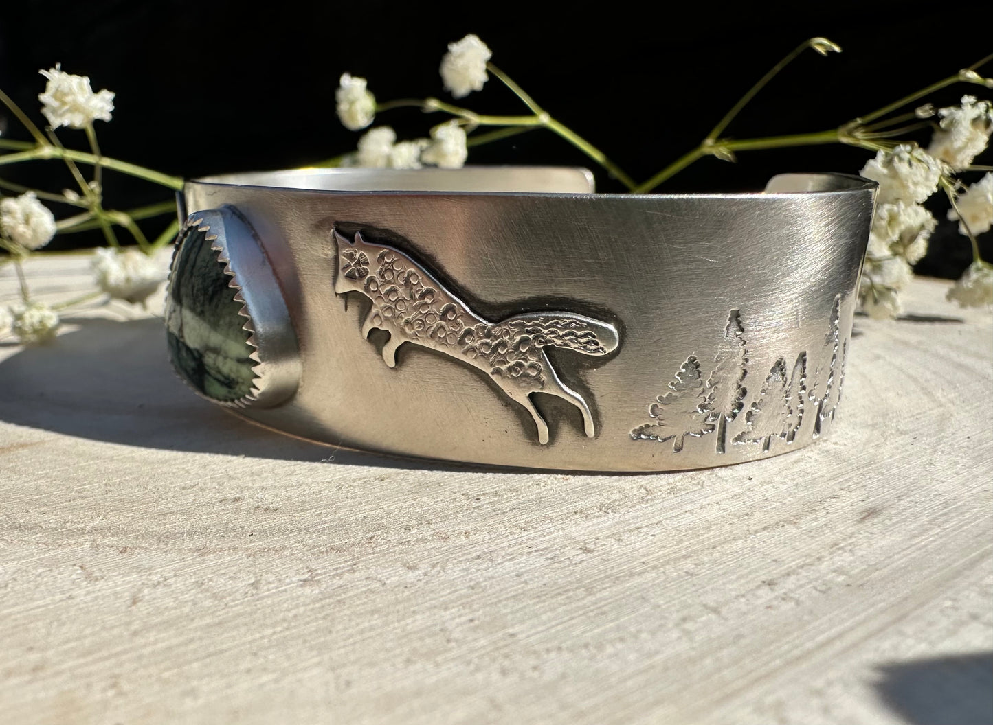 A Leap in the Dark Cuff Bracelet