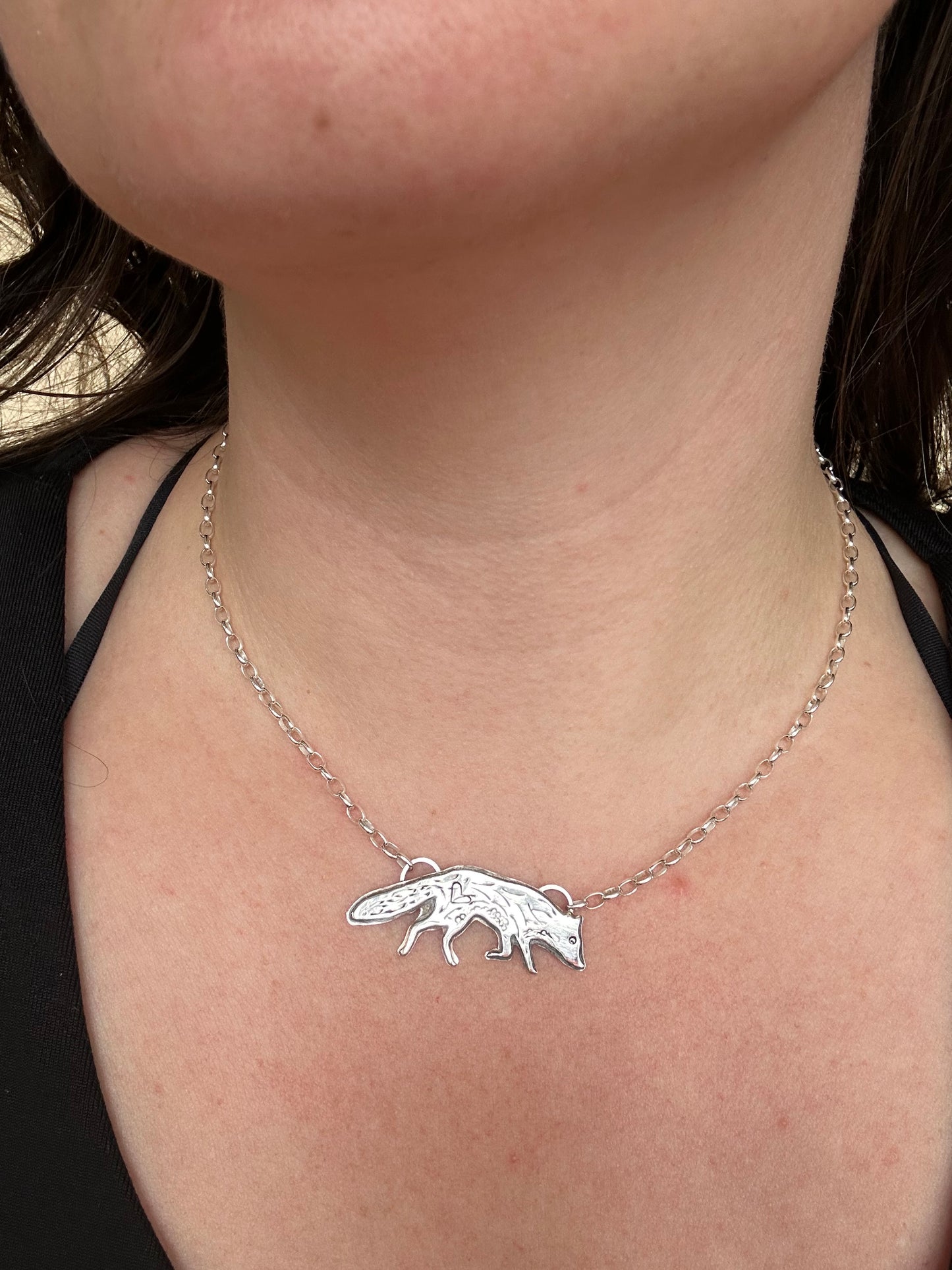 Silver Fox Necklace