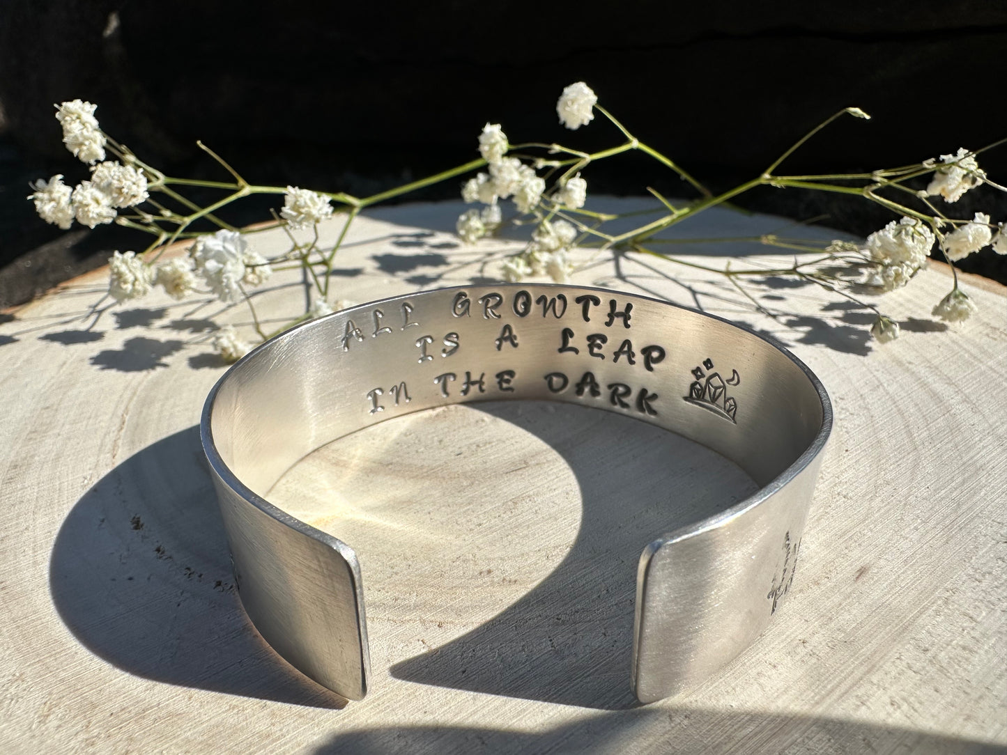 A Leap in the Dark Cuff Bracelet