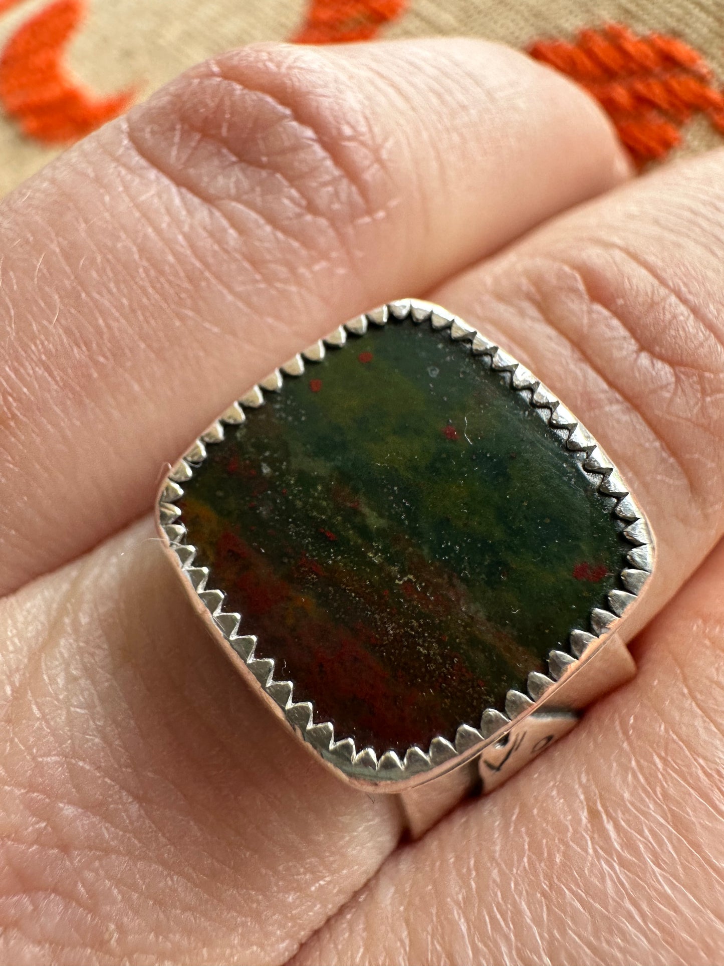 Brook Trout Wide Band Ring