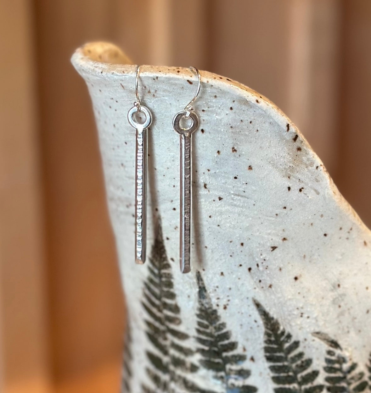 5) Silver Bar Earrings Workshop