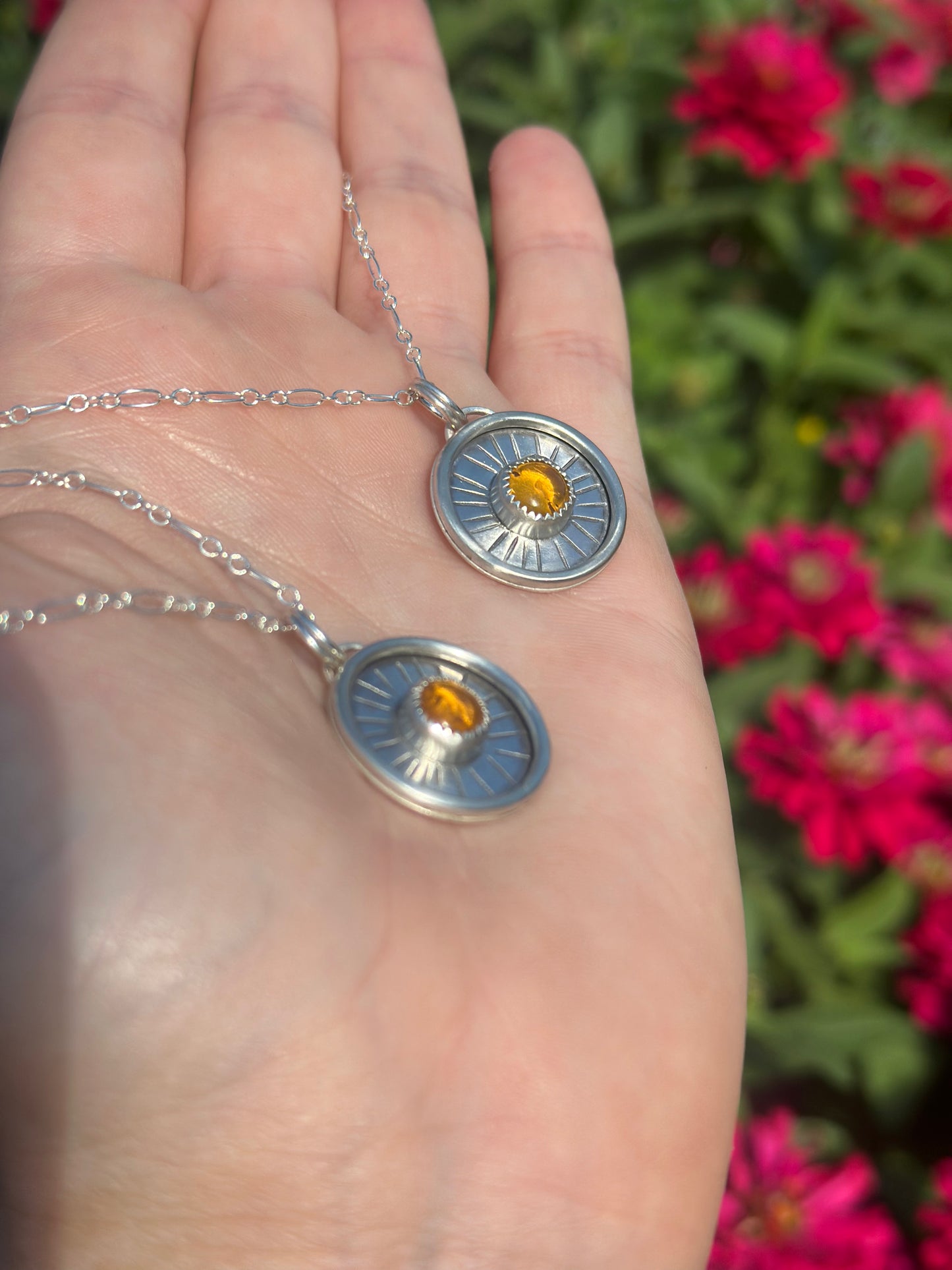 Amber Sunbeam Necklace