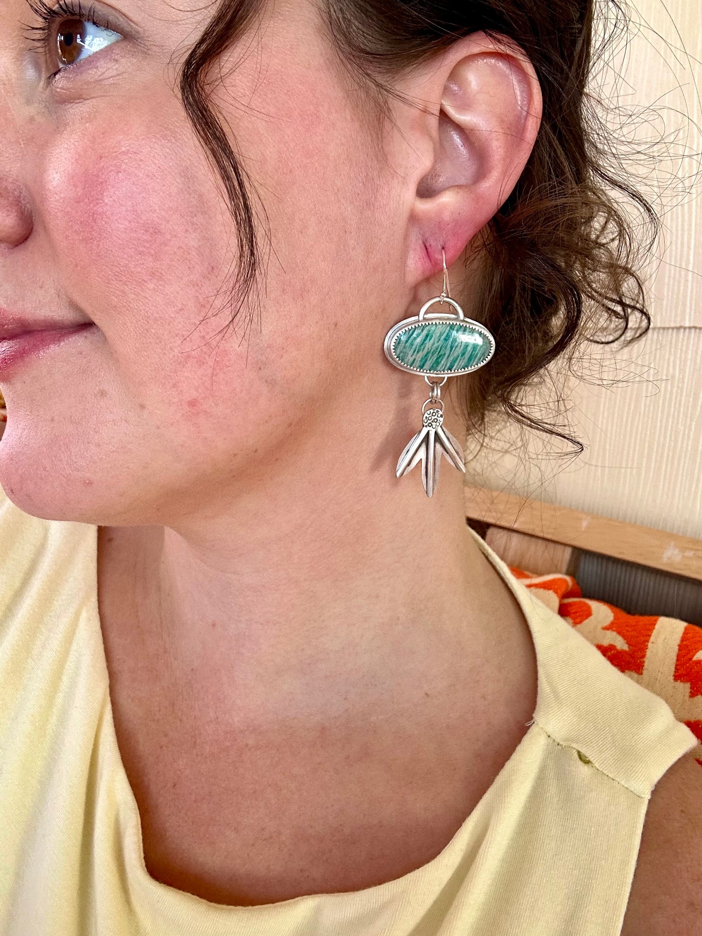 Rainfall on Coneflowers Earrings
