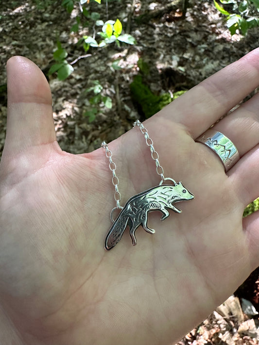 Silver Fox Necklace