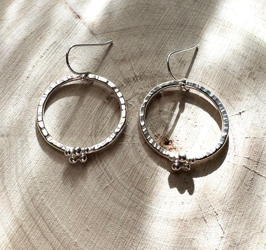 Small Hammered Hoops
