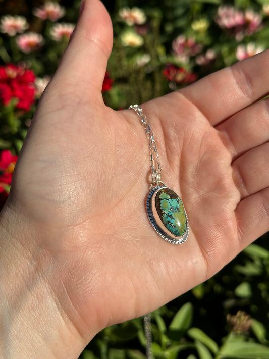 Rising Phoenix Turquoise Necklace