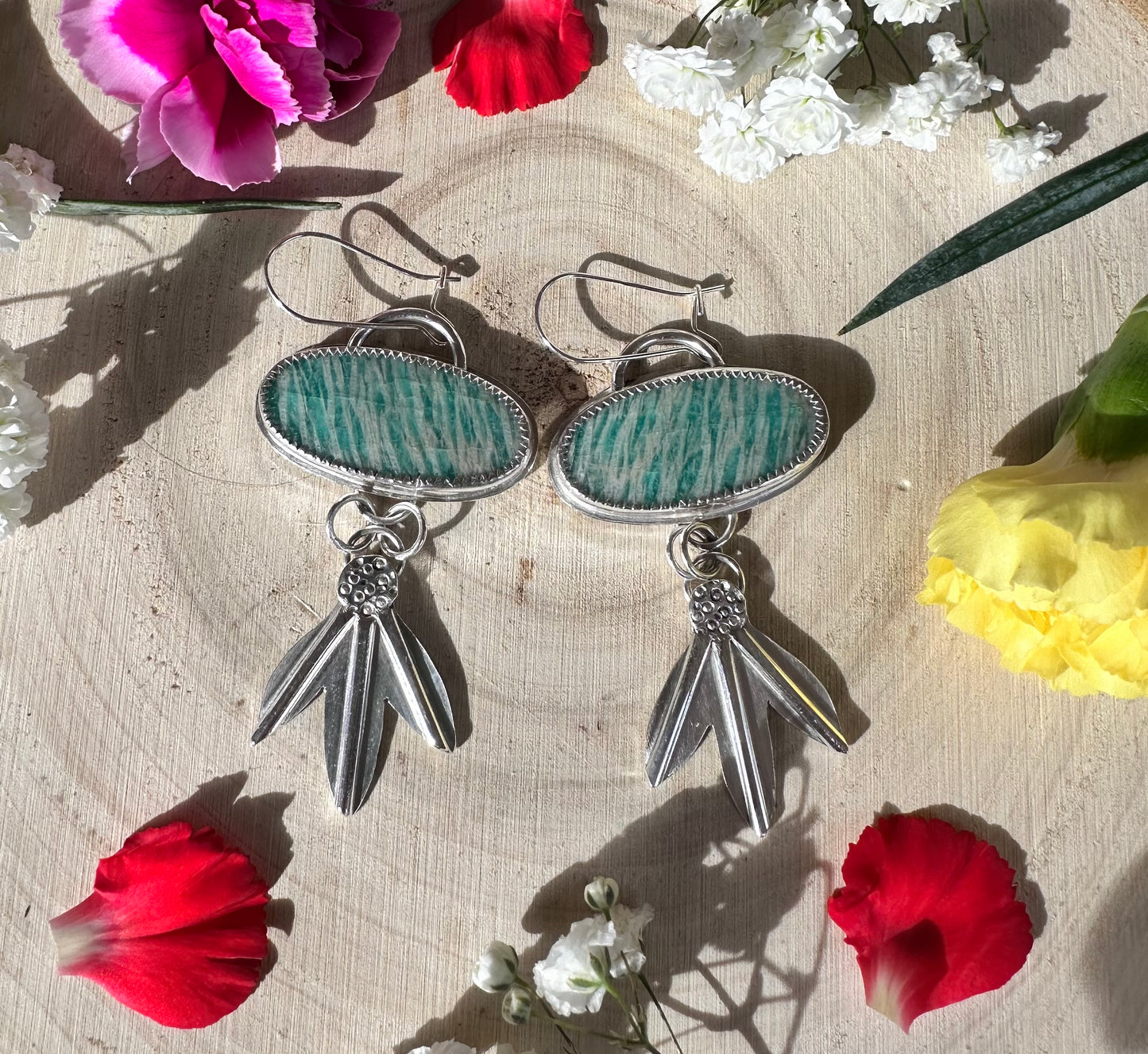 Rainfall on Coneflowers Earrings