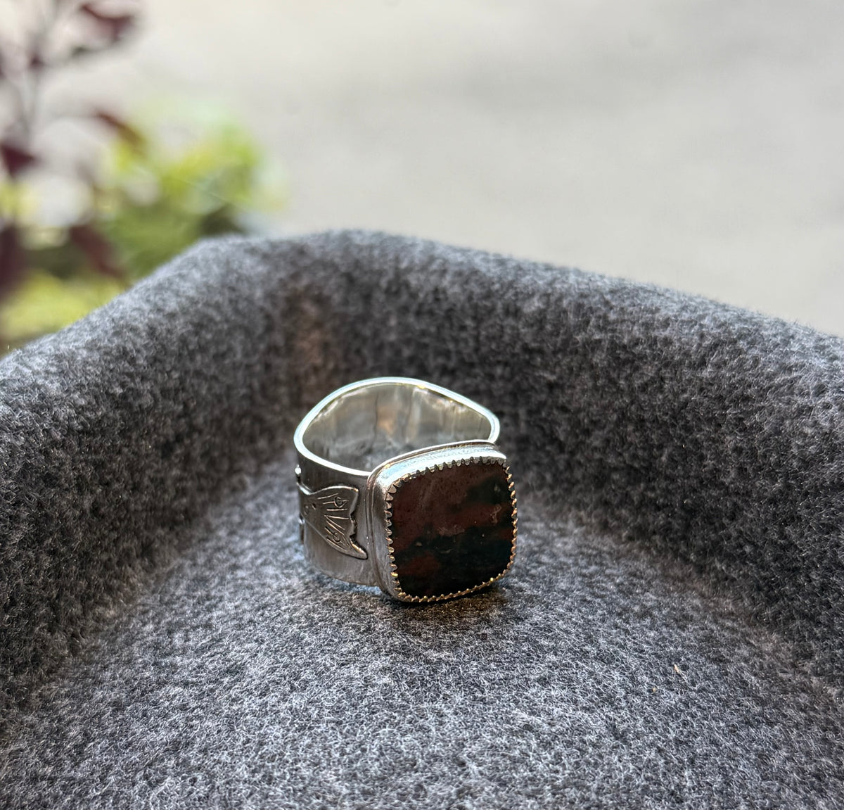 Trout Wide Band Ring