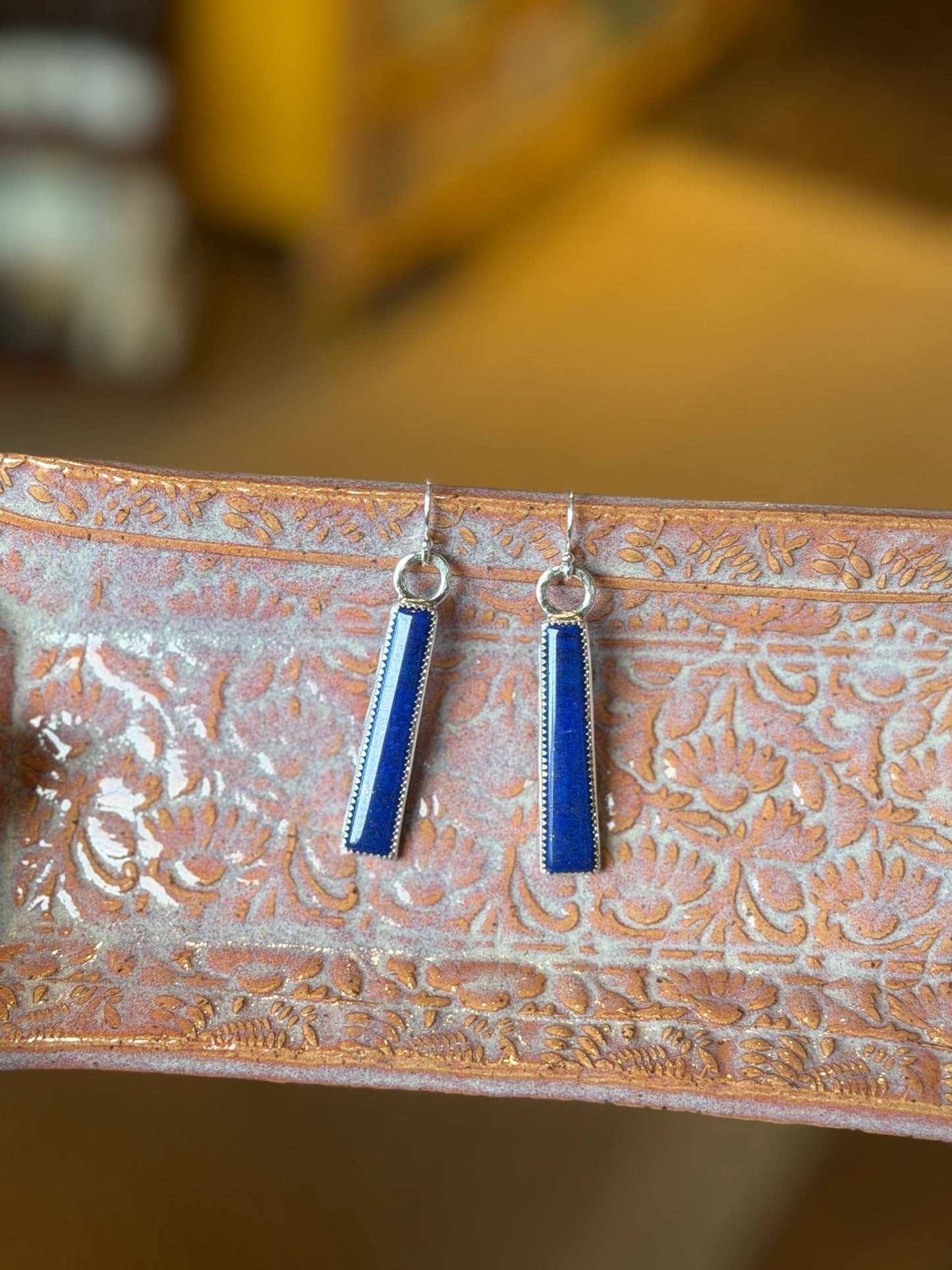Lapis Lazuli Drop Earrings