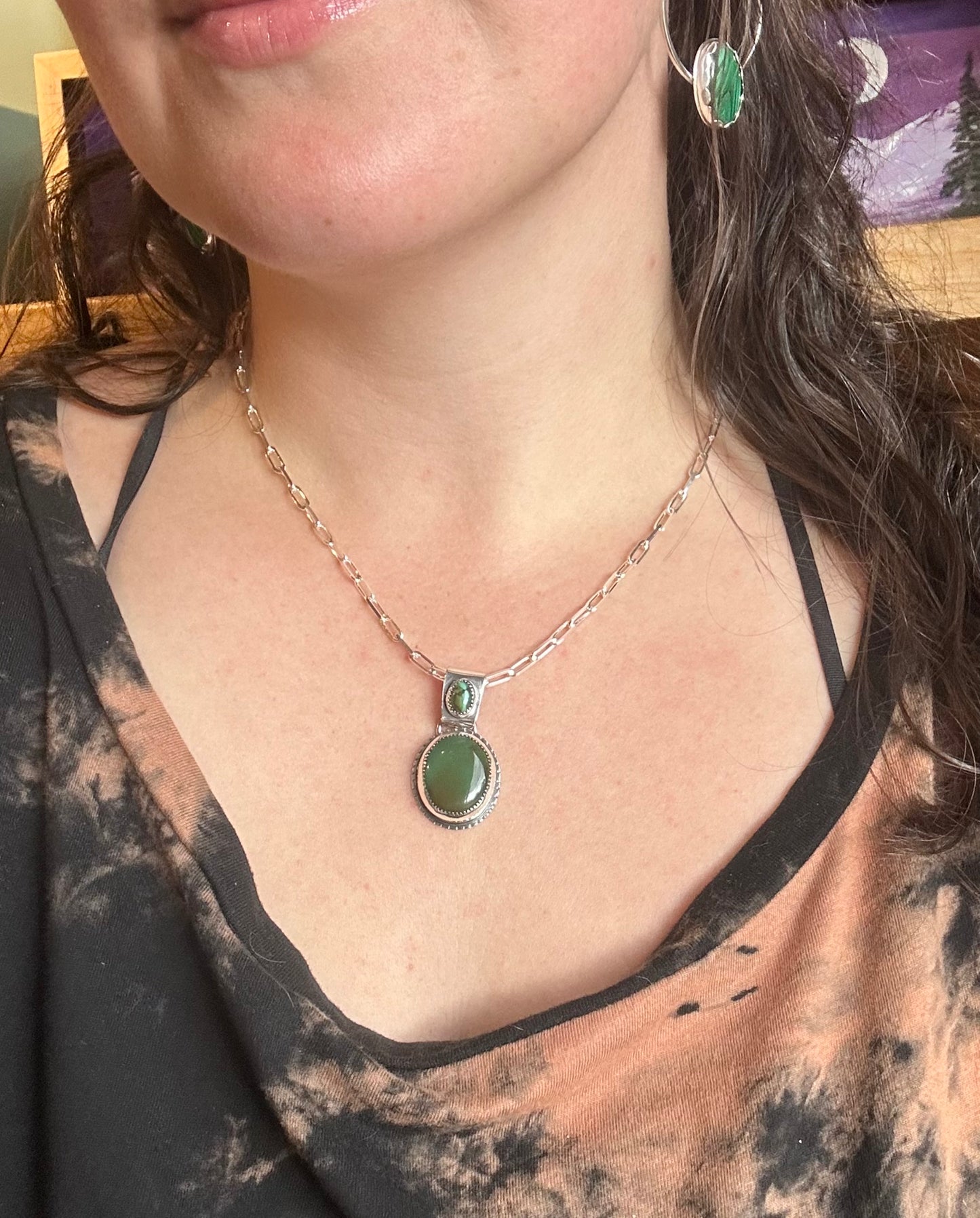 Double Hubei Turquoise Necklace