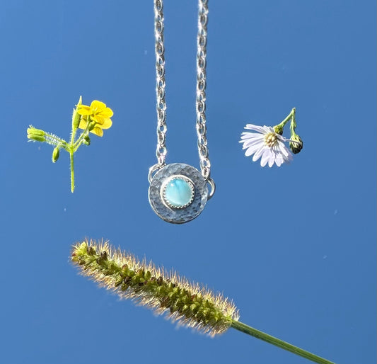 Larimar Choker necklace