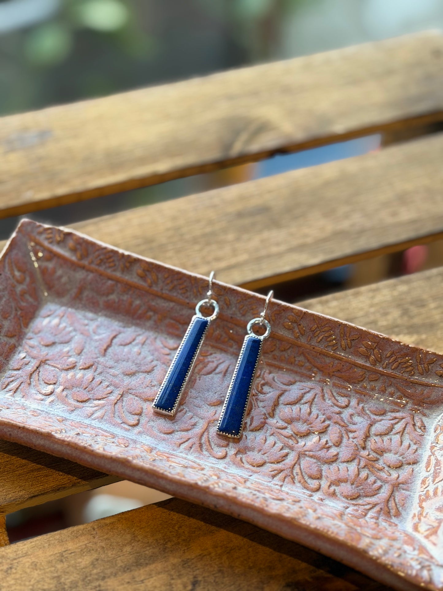 Lapis Lazuli Drop Earrings