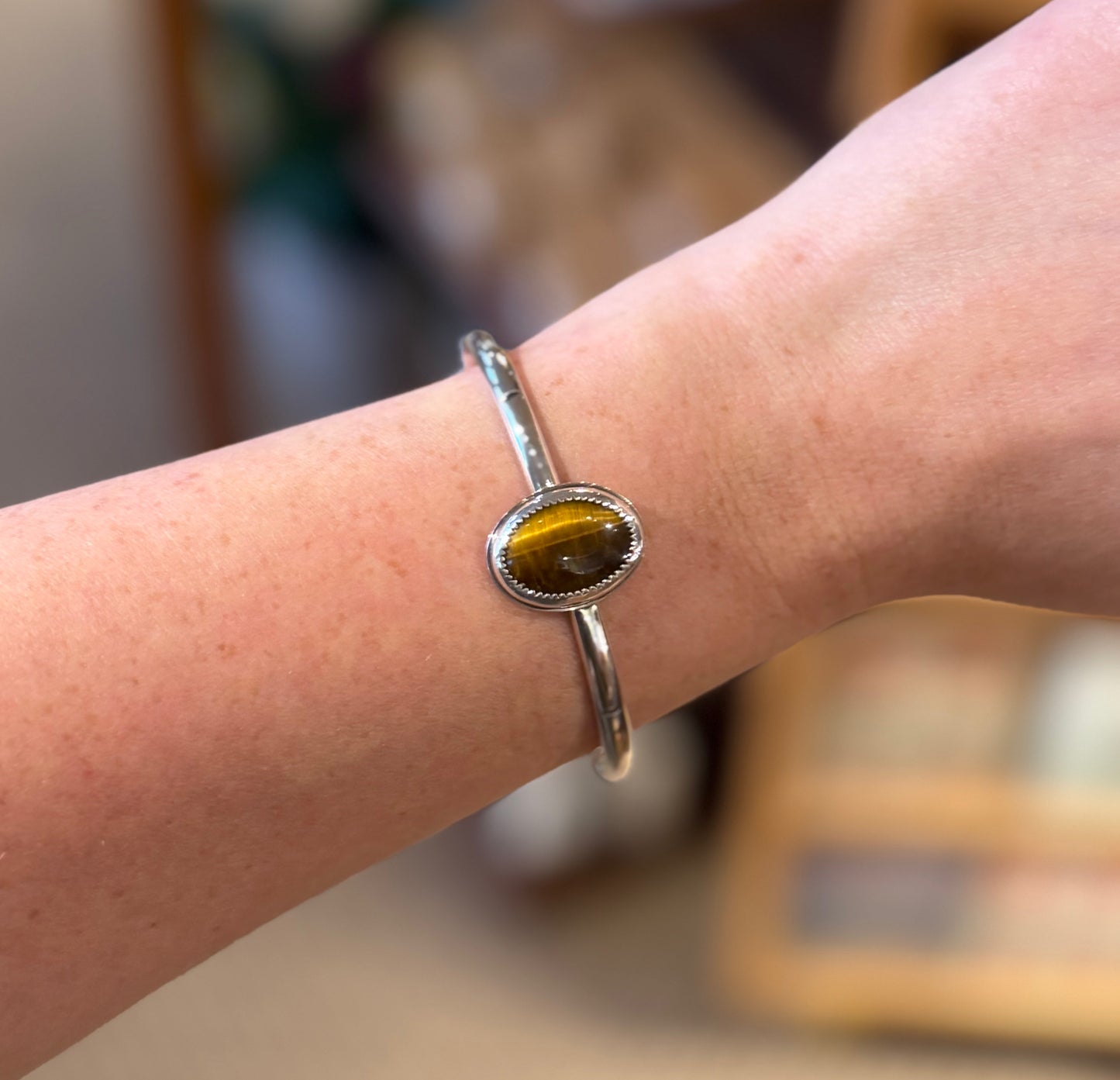 Tiger’s Eye Cuff Bracelet
