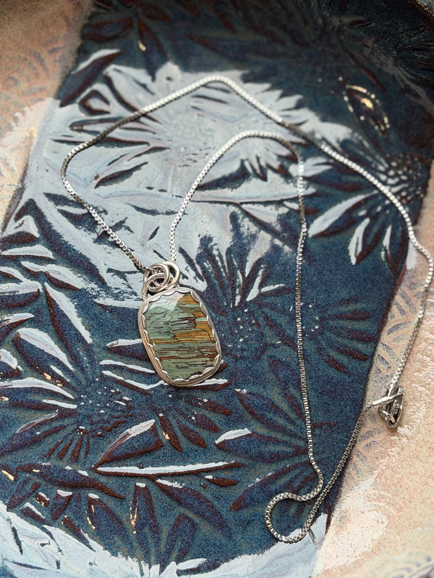 Gary Green Jasper Necklace