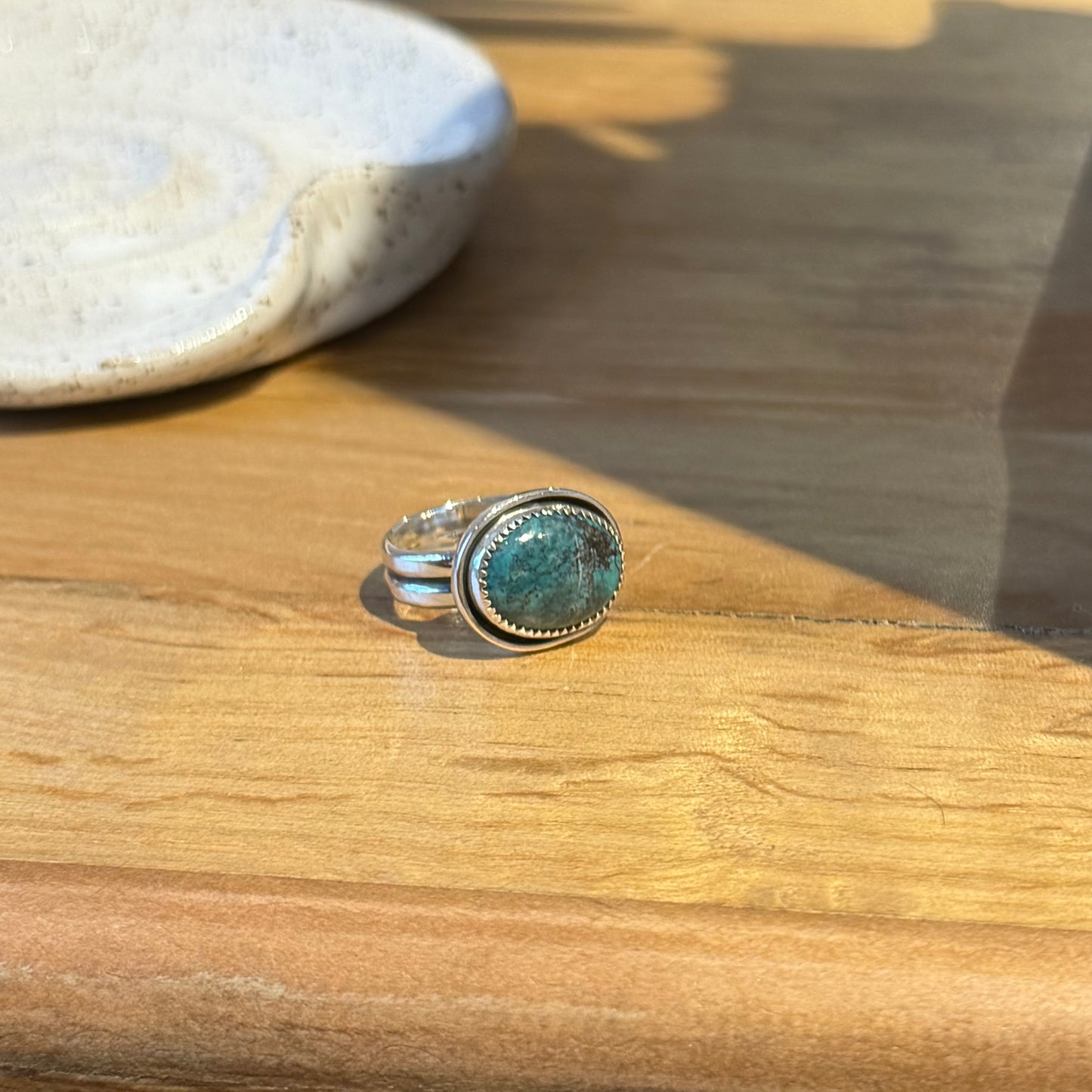 Dark Blue Turqoise Ring