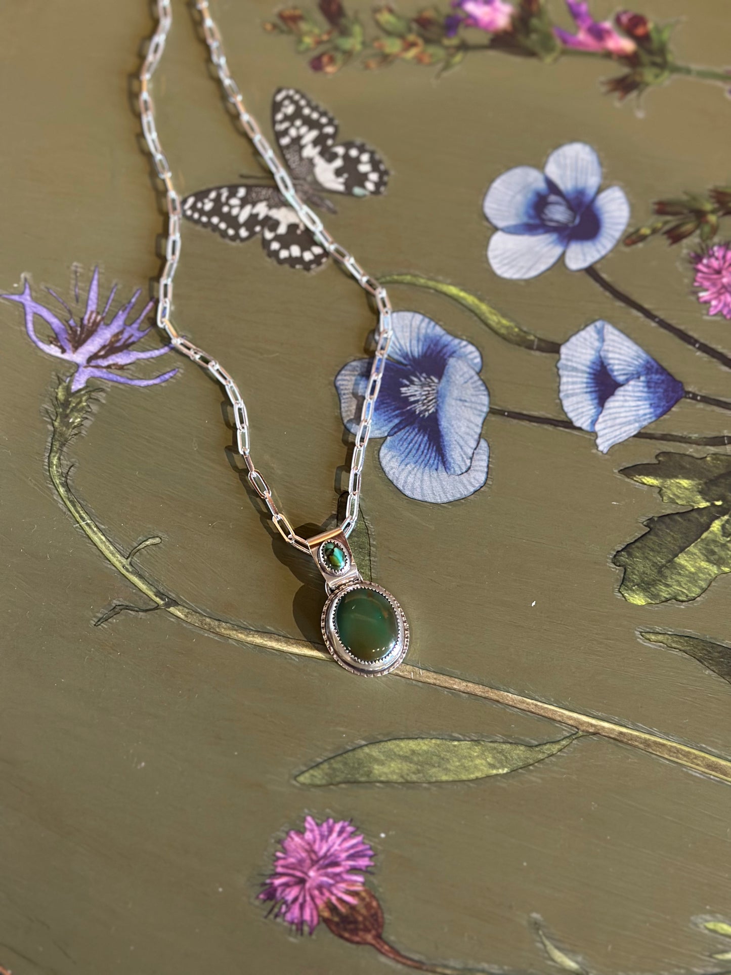 Double Hubei Turquoise Necklace