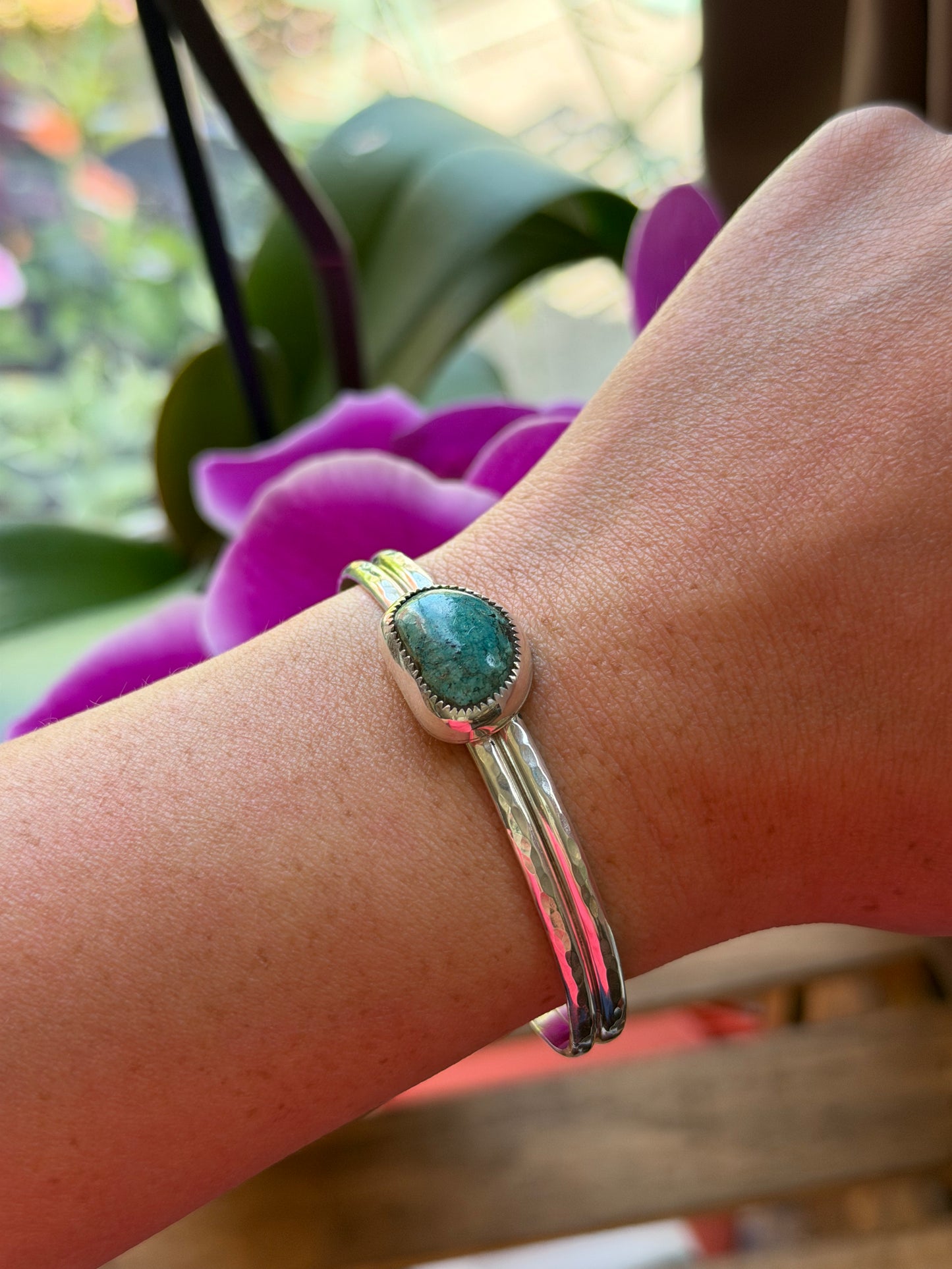 Turquoise Cuff Bracelet (thinner)