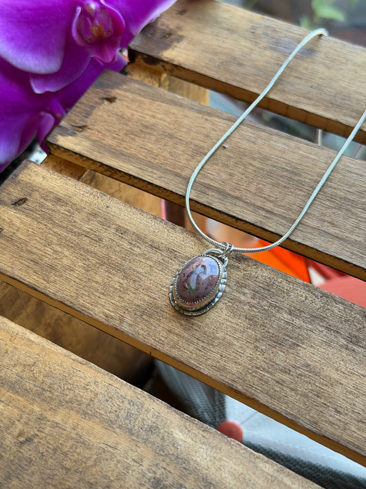 Mexican Cantera Opal Necklace