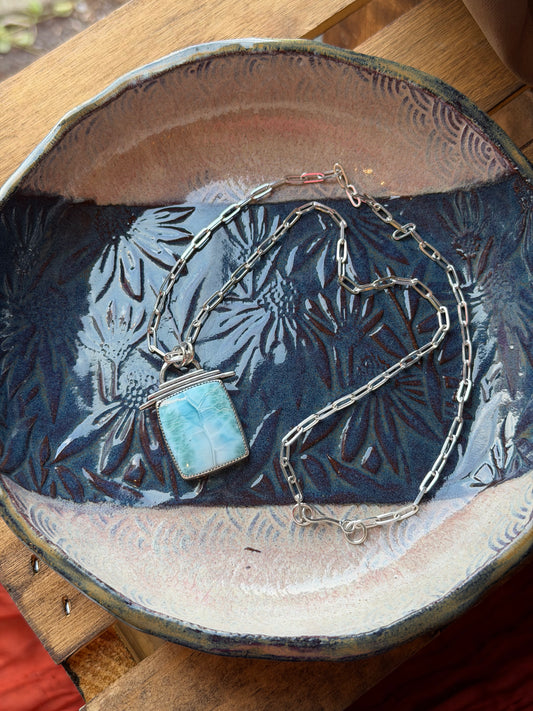 Larimar Temple Necklace