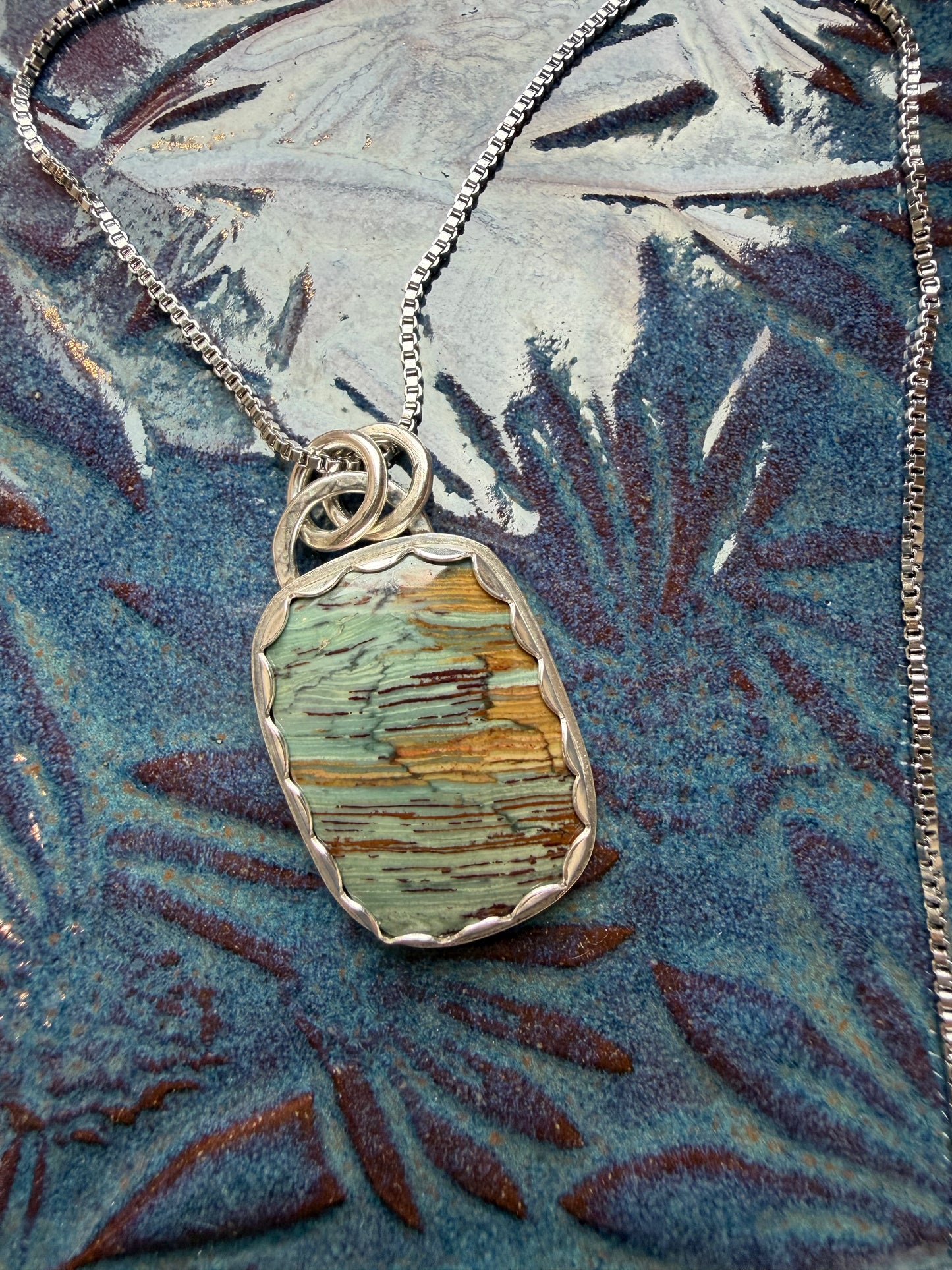 Gary Green Jasper Necklace