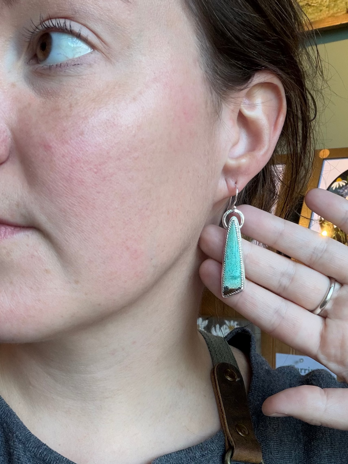 Chrysocolla Earrings