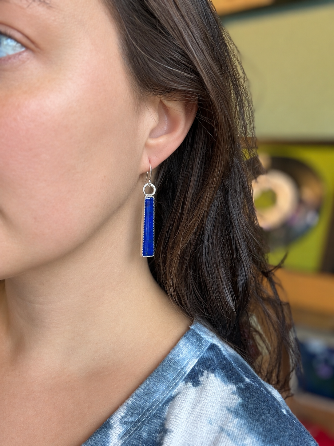 Lapis Lazuli Drop Earrings