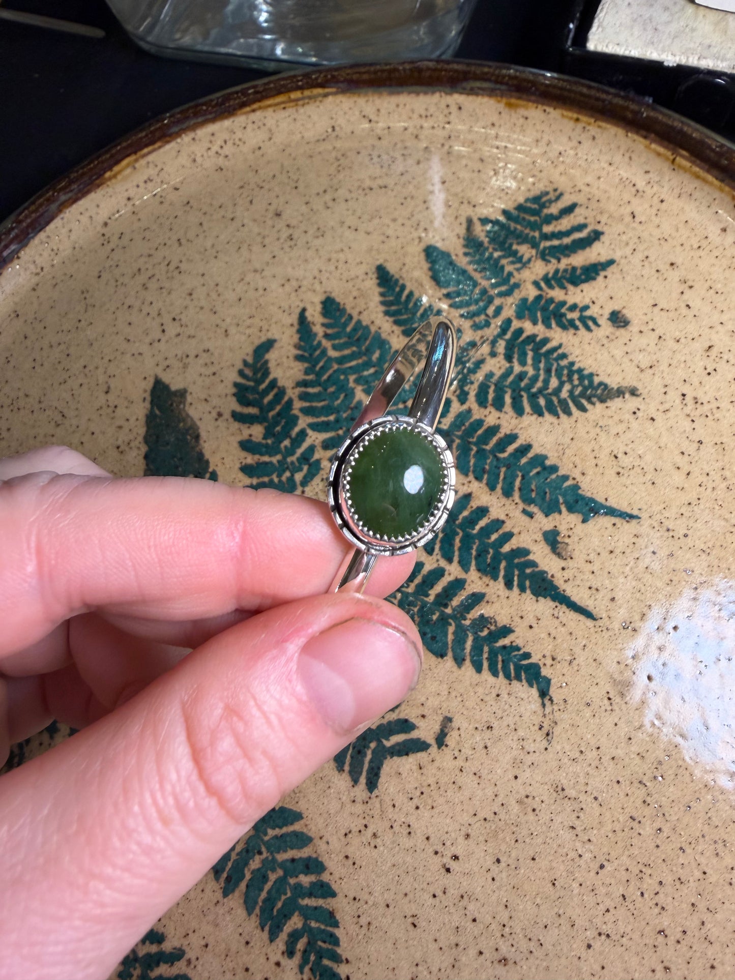 Jade Cuff Bracelet