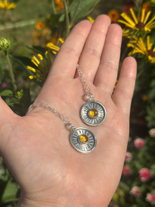 Amber Sunbeam Necklace
