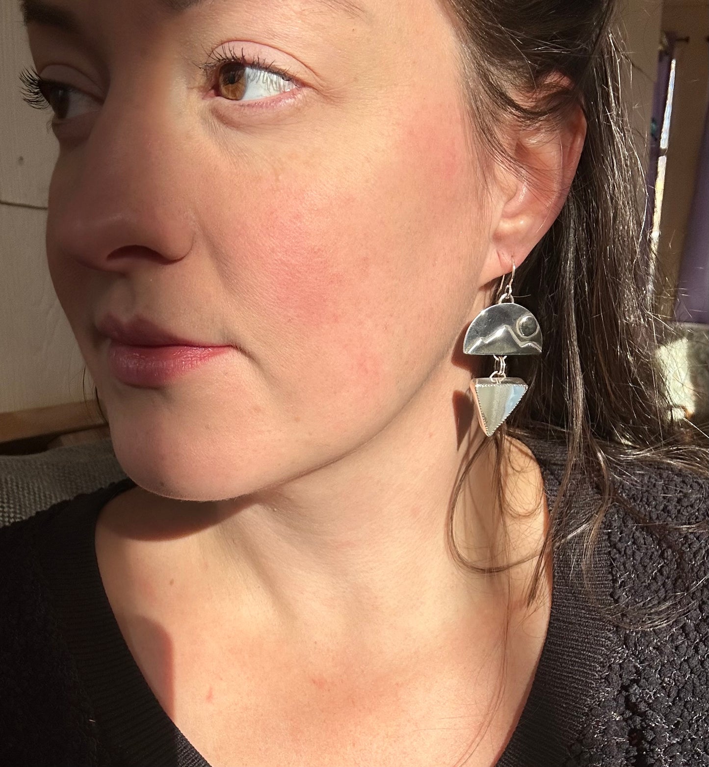 Rising Moon Earrings