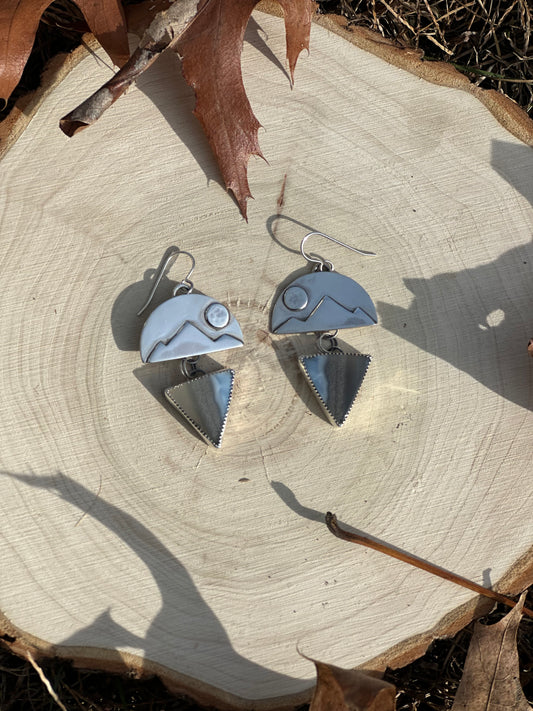 Rising Moon Earrings